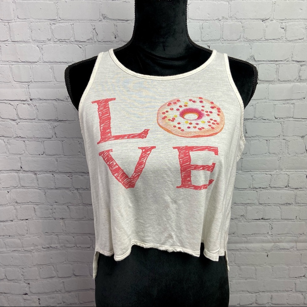 Threads Studio Linen Blend Cropped Tank Top